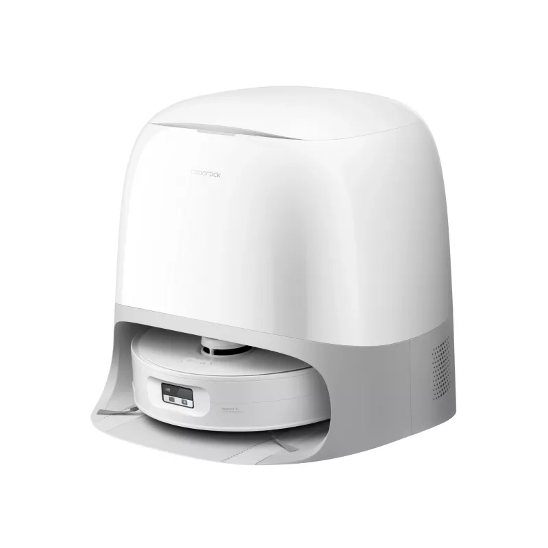 Roborock robotas dulkių siurblys Qrevo Curv 2 Flow — dulkių maišelis, 0,325 l, Li‑Ion 5200 mAh, 240 min, baltas