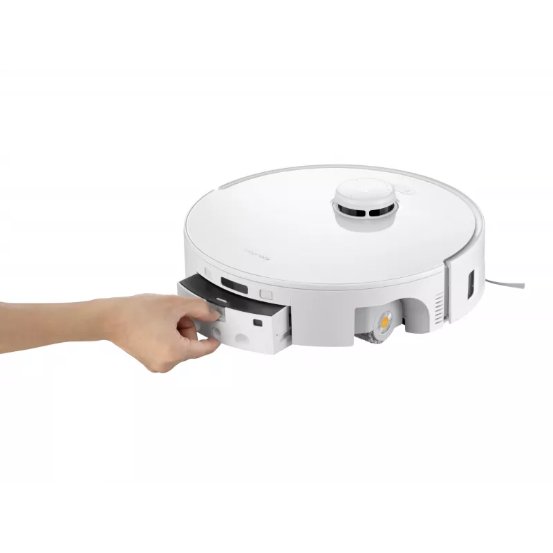 Roborock robotas dulkių siurblys Qrevo Curv 2 Flow — dulkių maišelis, 0,325 l, Li‑Ion 5200 mAh, 240 min, baltas
