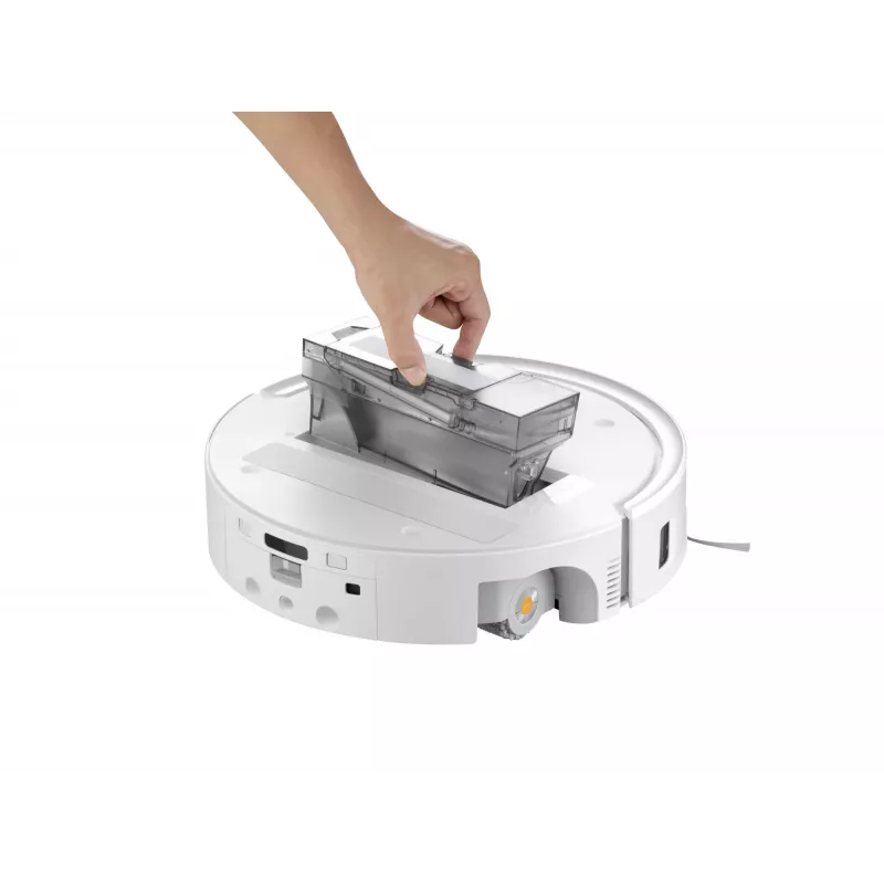 Roborock robotas dulkių siurblys Qrevo Curv 2 Flow — dulkių maišelis, 0,325 l, Li‑Ion 5200 mAh, 240 min, baltas