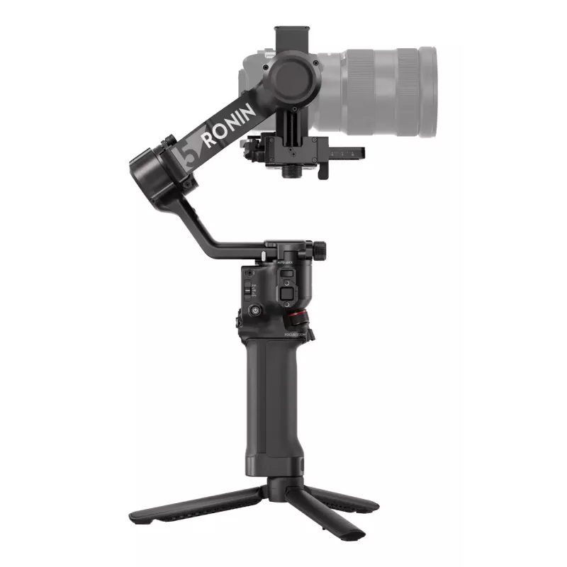 Rankinio kameros stabilizatorius DJI RS 5 — aliuminis, juodas, 30 val. veikimo laikas, 1,46 kg
