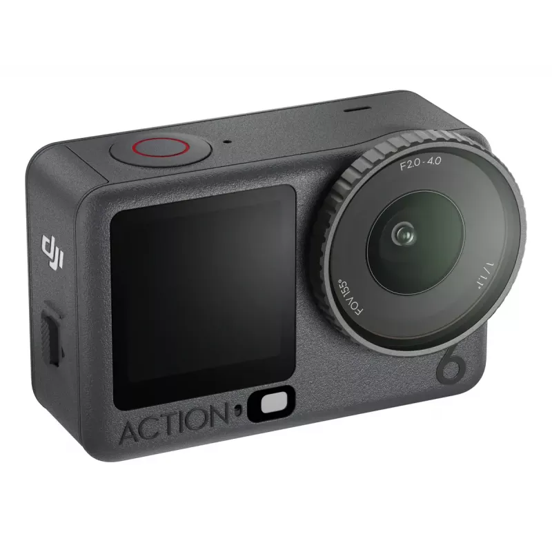 Veiksmo kamera DJI Osmo Action 6 Standard Combo — 38 MP CMOS, 4K Ultra HD, 155° FOV, 2x skaitmeninis priartinimas