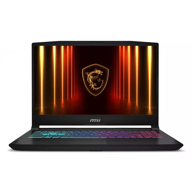 MSI Katana 15 HX B14WFK-845NL Intel® Core™ i7 i7-14650HX nešiojamasis kompiuteris 39.6 cm (15.6 inch) Full HD 16 GB DDR5-SDRAM 1 TB SSD NVIDIA GeForce RTX 5060 Wi-Fi 6E (802.11ax) Windows 11 Home juoda