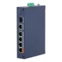 Valdomas pramoninis komutatorius DAHUA CHS4106-4ET-60 — 6 prievadų, 4x PoE 10/100, L2, 4,8 Gbit/s, 8000 MAC