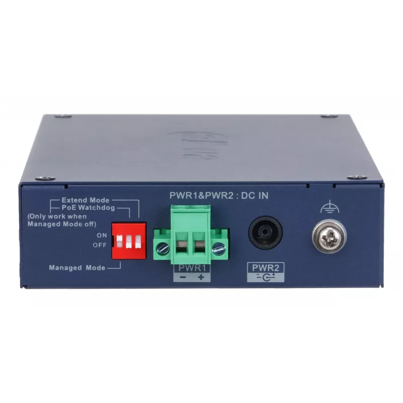 Valdomas pramoninis komutatorius DAHUA CHS4106-4ET-60 — 6 prievadų, 4x PoE 10/100, L2, 4,8 Gbit/s, 8000 MAC