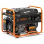 Nešiojamasis benzininis generatorius DAEWOO GDA 7500E — 6500 W, 230 V, 30 l bakas, oranžinė/juoda