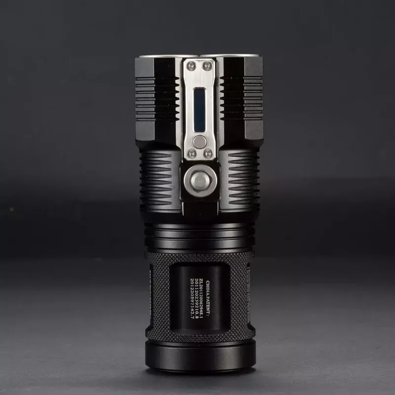 Rankinis žibintuvėlis Nitecore TM28, LED 4×, maks. 6000 lm, Li‑Ion, juodas, 142 mm ilgis, 414 g