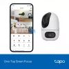 IP apsaugos kamera TP-Link Tapo C245D 2304×1296, 3,1 mm objektyvas, 104,3° horiz., lubų/sienos montavimas, belaidė, vidaus, balta