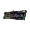 MSI FORGE GK320 RED klaviatūra Žaidimų USB QWERTY US International juoda