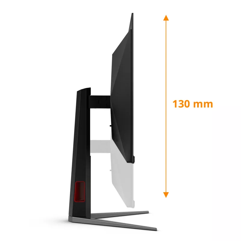 AOC G4 Q27G4ZD kompiuterio monitorius 68,6 cm (27 coliai) 2560 x 1440 pikseliai Quad HD QD-OLED Juoda, Raudona
