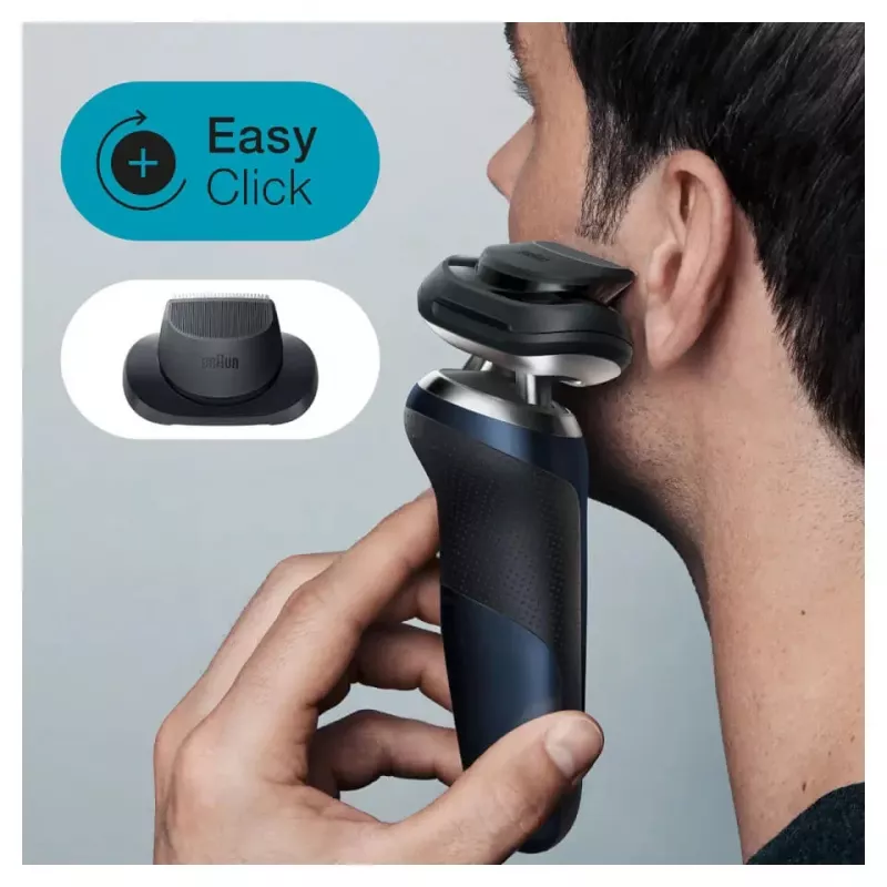 Braun Series 7 71-B1200s elektrinis barzdaskutė su žoliapjove Mėlyna