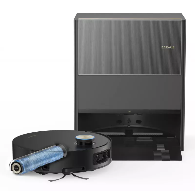 Dreame Aqua10 Ultra Roller Juoda robotas siurblys