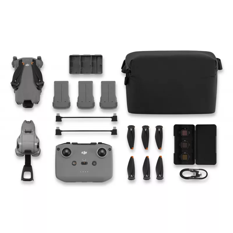 DJI MINI 5 PRO Fly More Combo (RC-N3) lengvas 249 g dronas su 50 MP jutikliu, Lidar, 3 baterijomis, nuotolinio valdymo pulteliu