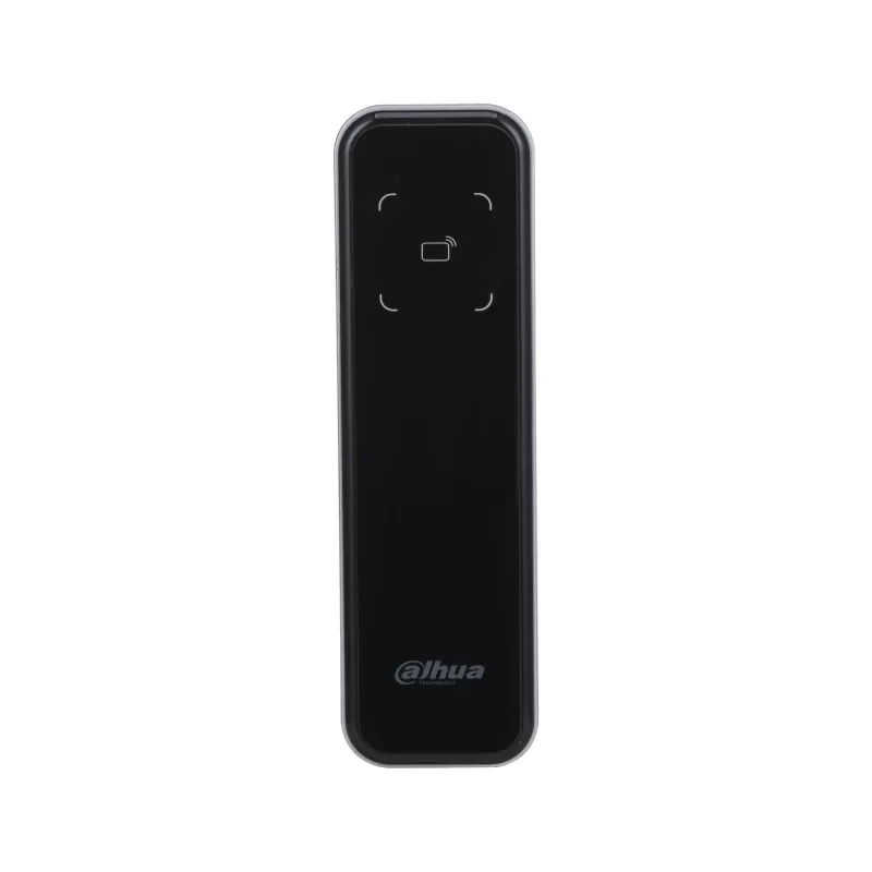 Prieigos kontrolės skaitytuvas DAHUA DHI-ASR2200A-D — Bazinis skaitytuvas, 12 V DC, 1,7 W, 135×40×15 mm, juodas