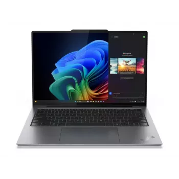 Lenovo ThinkPad X9-14 G1 Aura Edition | Pilka | 14 colių | OLED | WUXGA | 1920 x 1200 pikselių | Apsauganti nuo akinimo | Intel Core Ultra 5 | 228V | 32 GB | Prilituota LPDDR5x | Kietojo kūno disko talpa 512 GB | Intel Arc Graphics 130V | Windows 11 Pro | 802.11be | Bluetooth versija 5.4 | Klaviatūros kalba anglų | Klaviatūros apšvietimas | Garantija 36 mėn. | Baterijos garantija 12 mėn.