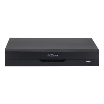 Skaitmeninis vaizdo registratorius DAHUA XVR5108HS-4KL-I3/T — 8 kanalų DVR, H.265/H.264, SATA iki 16 TB, Gigabit Ethernet, 12 V DC, juodas