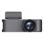 Vaizdo registratorius DAHUA S5PRO 4K Ultra HD dviejų kamerų, 2 kameros, 1,47 colio ekranas, MicroSD iki 128 GB, USB-C, nuolatinės srovės maitinimas, juodas