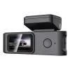 Vaizdo registratorius DAHUA S5PRO 4K Ultra HD dviejų kamerų, 2 kameros, 1,47 colio ekranas, MicroSD iki 128 GB, USB-C, nuolatinės srovės maitinimas, juodas
