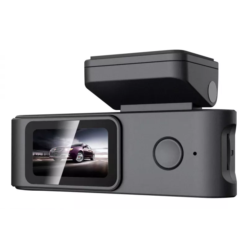 Vaizdo registratorius DAHUA S5PRO 4K Ultra HD dviejų kamerų, 2 kameros, 1,47 colio ekranas, MicroSD iki 128 GB, USB-C, nuolatinės srovės maitinimas, juodas