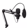 Podcast mikrofonas TRUST GXT 270 Emita II+ — kondensatorinis USB, laidinis, metalinis korpusas, juodas, 2,5 m laidas