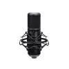 Podcast mikrofonas TRUST GXT 270 Emita II+ — kondensatorinis USB, laidinis, metalinis korpusas, juodas, 2,5 m laidas