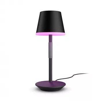 Išmanioji stalinė lempa Philips Hue Go nešiojama lempa Bluetooth Zigbee Juoda