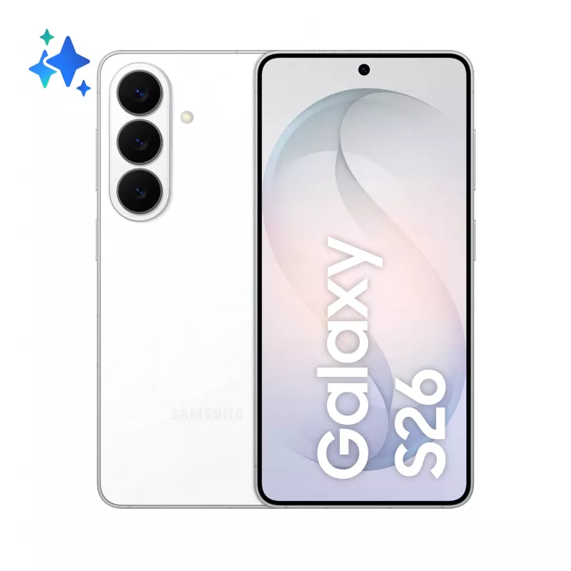 Samsung Galaxy S26 16 cm (6,3 colio) Dual SIM Android 16.0 5G USB Type-C 12 GB 256 GB 4300 mAh Balta