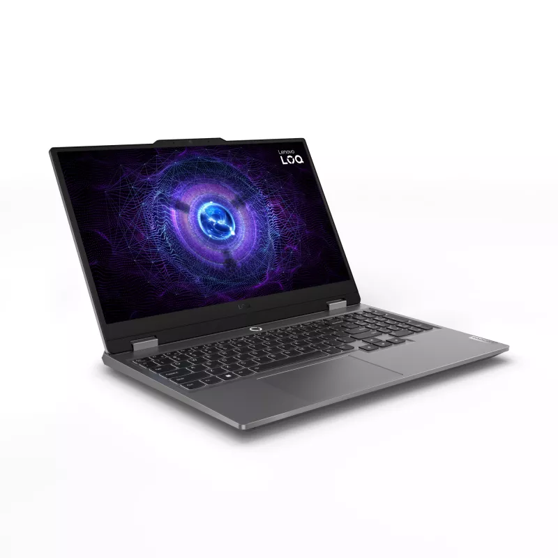 Lenovo LOQ 15IRX9 Intel® Core™ i5 i5-13450HX Nešiojamasis kompiuteris 39,6 cm (15.6 col.) Full HD 16 GB DDR5-SDRAM 512 GB SSD NVIDIA GeForce RTX 3050 Wi-Fi 6 (802.11ax) Anglų Pilka