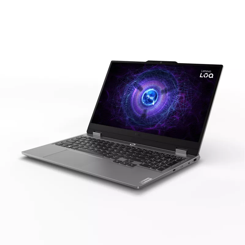 Lenovo LOQ 15IRX9 Intel® Core™ i5 i5-13450HX Nešiojamasis kompiuteris 39,6 cm (15.6 col.) Full HD 16 GB DDR5-SDRAM 512 GB SSD NVIDIA GeForce RTX 3050 Wi-Fi 6 (802.11ax) Anglų Pilka