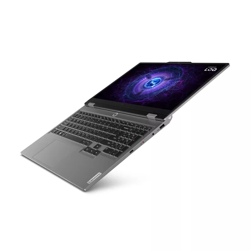 Lenovo LOQ 15IRX9 Intel® Core™ i5 i5-13450HX Nešiojamasis kompiuteris 39,6 cm (15.6 col.) Full HD 16 GB DDR5-SDRAM 512 GB SSD NVIDIA GeForce RTX 3050 Wi-Fi 6 (802.11ax) Anglų Pilka