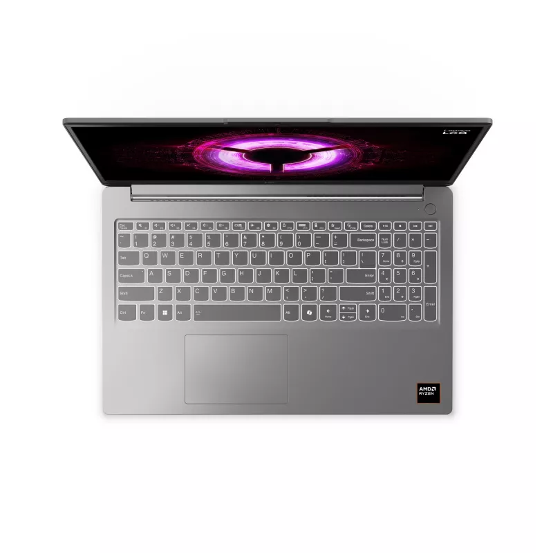 Lenovo LOQ 15ARP10E AMD Ryzen™ 5 7535HS nešiojamasis kompiuteris 39,6 cm (15,6 colio) Full HD 16 GB DDR5-SDRAM 1 TB SSD NVIDIA GeForce RTX 3050 Wi-Fi 6 (802.11ax) angliška klaviatūra Pilka