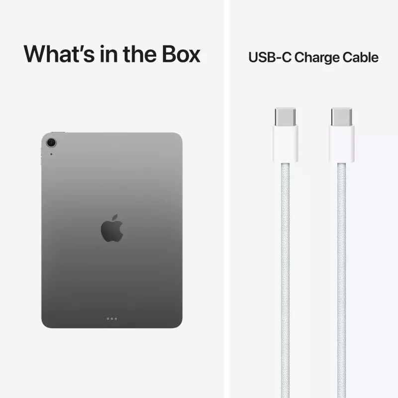 Planšetinis kompiuteris Apple iPad Air 11 colių Wi‑Fi 256GB, M4, 12GB RAM, 2360x1640 LED, 12MP kameros, pilkasis kosmosas