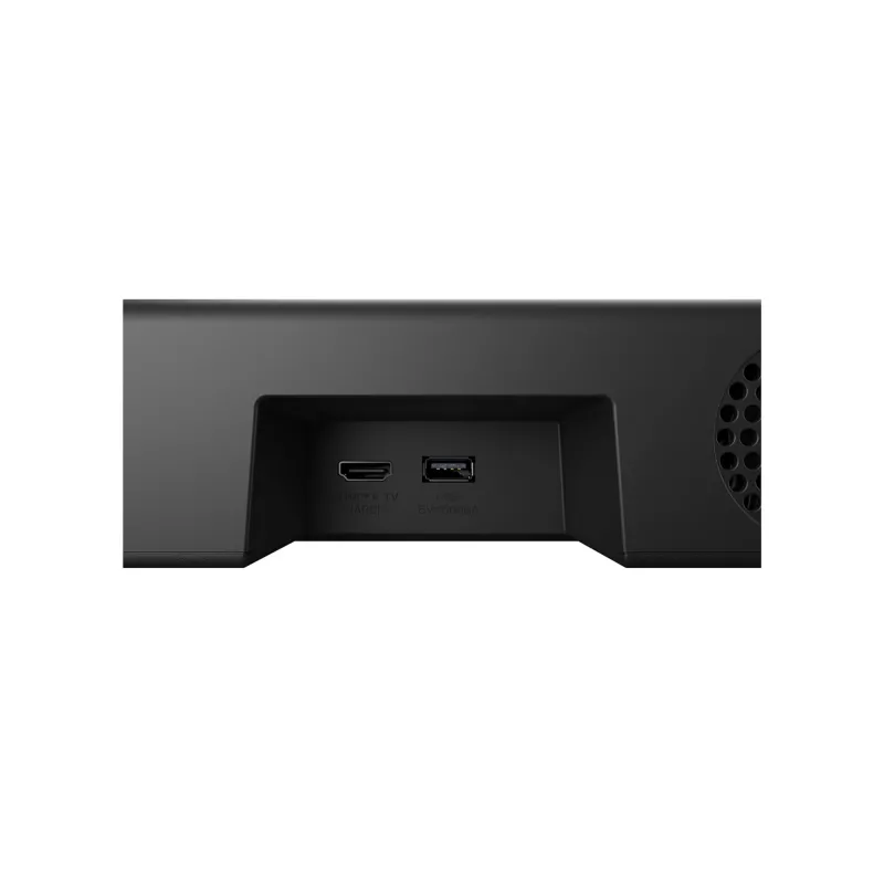 Garso juosta LG S20A 2.0 kanalų, 50 W, Bluetooth SBC/AAC, laidinis ir belaidis, juoda, 650×99×63 mm