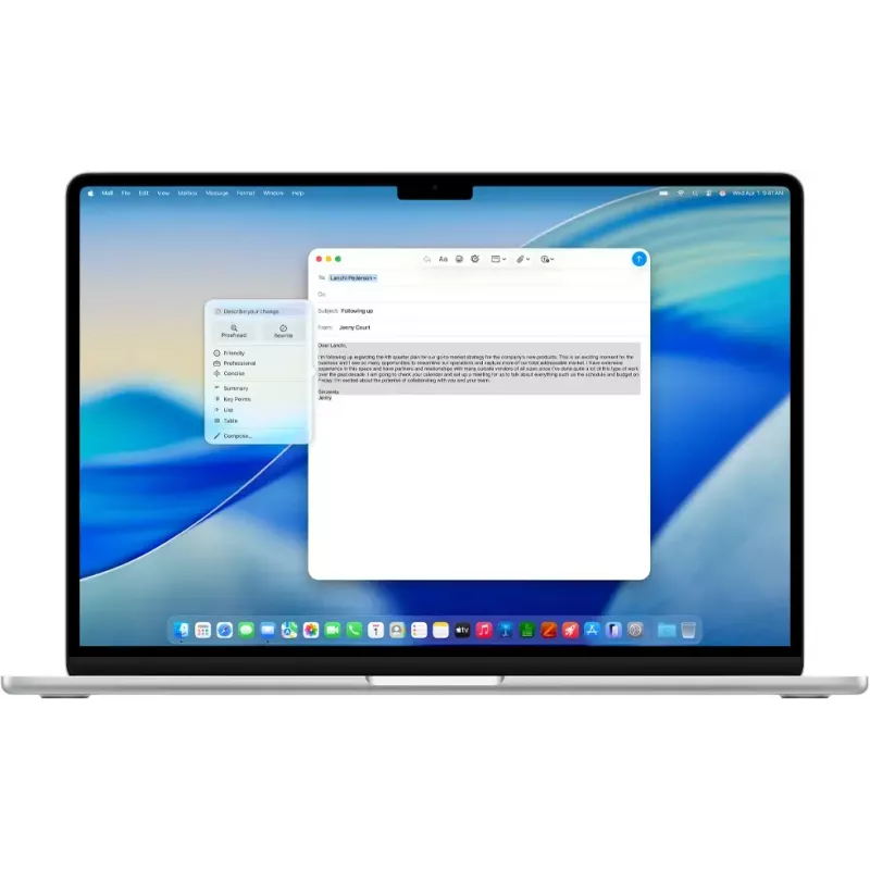 Nešiojamasis kompiuteris Apple MacBook Air M5 13,6 col. (34,5 cm) 24 GB RAM 1 TB SSD smėlio spalvos