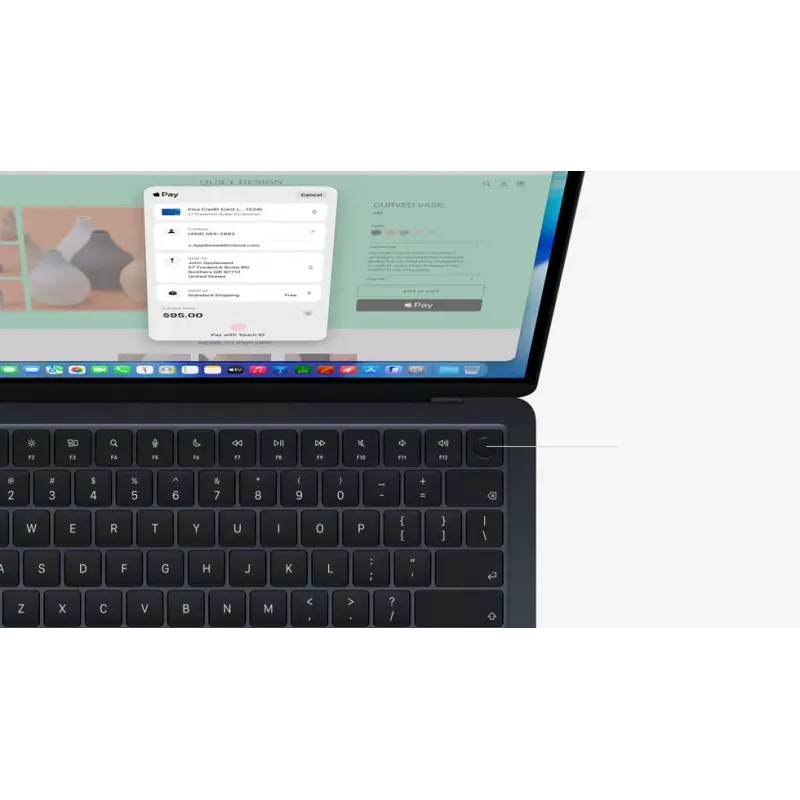 Nešiojamasis kompiuteris Apple MacBook Air M5 13,6 col. (34,5 cm) 24 GB RAM 1 TB SSD smėlio spalvos