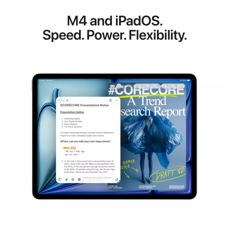 Planšetinis kompiuteris Apple iPad Air 11 col. Wi‑Fi 128 GB Violetinė — M4, 12 GB RAM, 2360×1640 LED