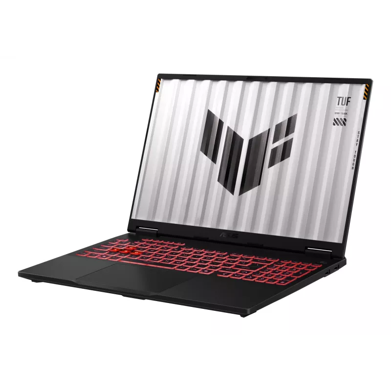 ASUS TUF Gaming A16 FA608UH-RV115W AMD Ryzen™ 7 260 nešiojamasis kompiuteris 40,6 cm (16 colių) WUXGA 16 GB DDR5-SDRAM 512 GB SSD NVIDIA® GeForce RTX™ 5050 Wi-Fi 6E (802.11ax) Windows 11 Home pilka