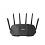 Stalinis maršrutizatorius ASUS RT-BE90U BE9400 AiMesh — Trijų dažnių „Wi‑Fi 7“ (2,4/5/6 GHz), 9400 Mbps, 2,5 Gigabit Ethernet, 4× RJ‑45 LAN, USB, juoda