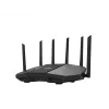 Stalinis maršrutizatorius ASUS RT-BE90U BE9400 AiMesh — Trijų dažnių „Wi‑Fi 7“ (2,4/5/6 GHz), 9400 Mbps, 2,5 Gigabit Ethernet, 4× RJ‑45 LAN, USB, juoda