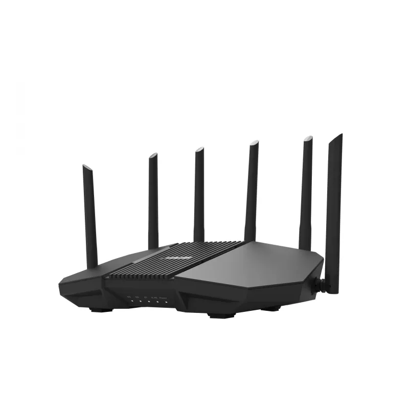 Stalinis maršrutizatorius ASUS RT-BE90U BE9400 AiMesh — Trijų dažnių „Wi‑Fi 7“ (2,4/5/6 GHz), 9400 Mbps, 2,5 Gigabit Ethernet, 4× RJ‑45 LAN, USB, juoda