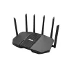 Stalinis maršrutizatorius ASUS RT-BE90U BE9400 AiMesh — Trijų dažnių „Wi‑Fi 7“ (2,4/5/6 GHz), 9400 Mbps, 2,5 Gigabit Ethernet, 4× RJ‑45 LAN, USB, juoda