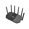 Stalinis maršrutizatorius ASUS RT-BE90U BE9400 AiMesh — Trijų dažnių „Wi‑Fi 7“ (2,4/5/6 GHz), 9400 Mbps, 2,5 Gigabit Ethernet, 4× RJ‑45 LAN, USB, juoda