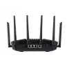 Stalinis maršrutizatorius ASUS RT-BE90U BE9400 AiMesh — Trijų dažnių „Wi‑Fi 7“ (2,4/5/6 GHz), 9400 Mbps, 2,5 Gigabit Ethernet, 4× RJ‑45 LAN, USB, juoda
