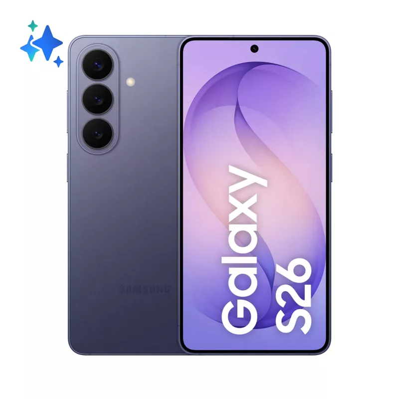 Samsung Galaxy S26 16 cm (6,3 colio) Dual SIM Android 16.0 5G USB Type-C 12 GB 512 GB 4300 mAh Violetinė