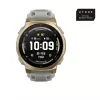Išmanusis laikrodis Amazfit T-rex 3 Pro 44 mm, 1,32 colio AMOLED 466×466, 16 GB, 64 MB RAM, GPS, Wi‑Fi, atsparus vandeniui 45 m, auksinis korpusas, pilka silikoninė juostelė