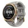 Išmanusis laikrodis Amazfit T-rex 3 Pro 44 mm, 1,32 colio AMOLED 466×466, 16 GB, 64 MB RAM, GPS, Wi‑Fi, atsparus vandeniui 45 m, auksinis korpusas, pilka silikoninė juostelė