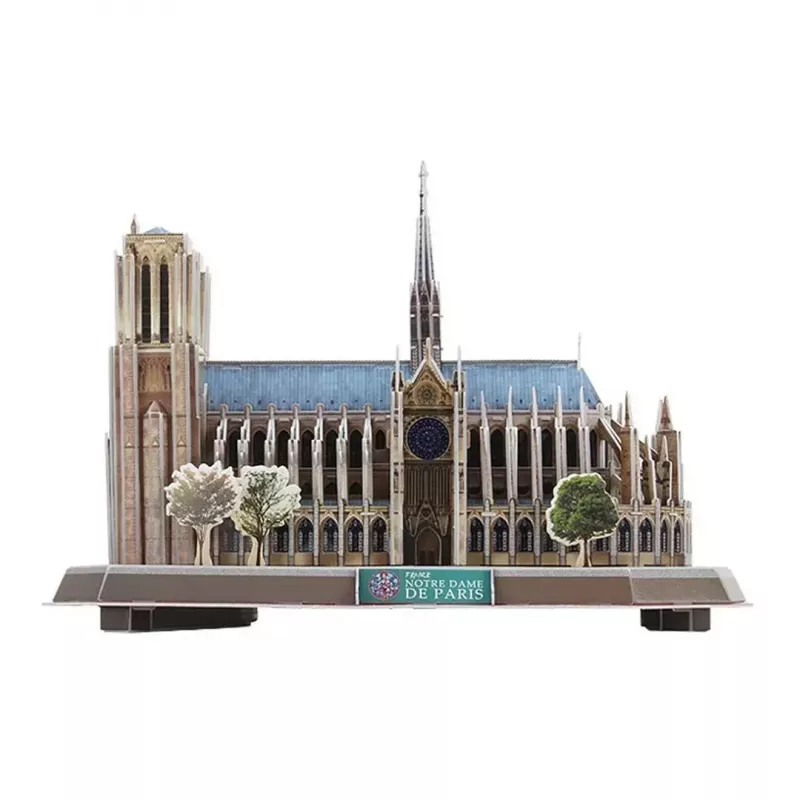 3D dėlionė CubicFun Notre Dame (Light) — modelis DA-20509, lengvas apšviestas leidimas