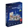 3D dėlionė CubicFun Notre Dame (Light) — modelis DA-20509, lengvas apšviestas leidimas
