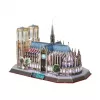 3D dėlionė CubicFun Notre Dame (Light) — modelis DA-20509, lengvas apšviestas leidimas