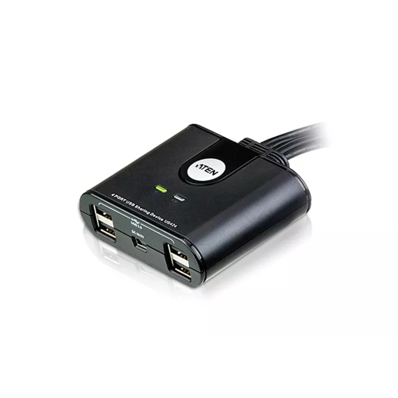 ATEN 4 prievadų USB 2.0 periferinių įrenginių bendrinimo įrenginys