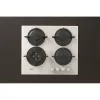 Whirlpool AKT 625/WH, juoda, balta, įmontuojama 60 cm, dujinė, 4 zonos (-ų)